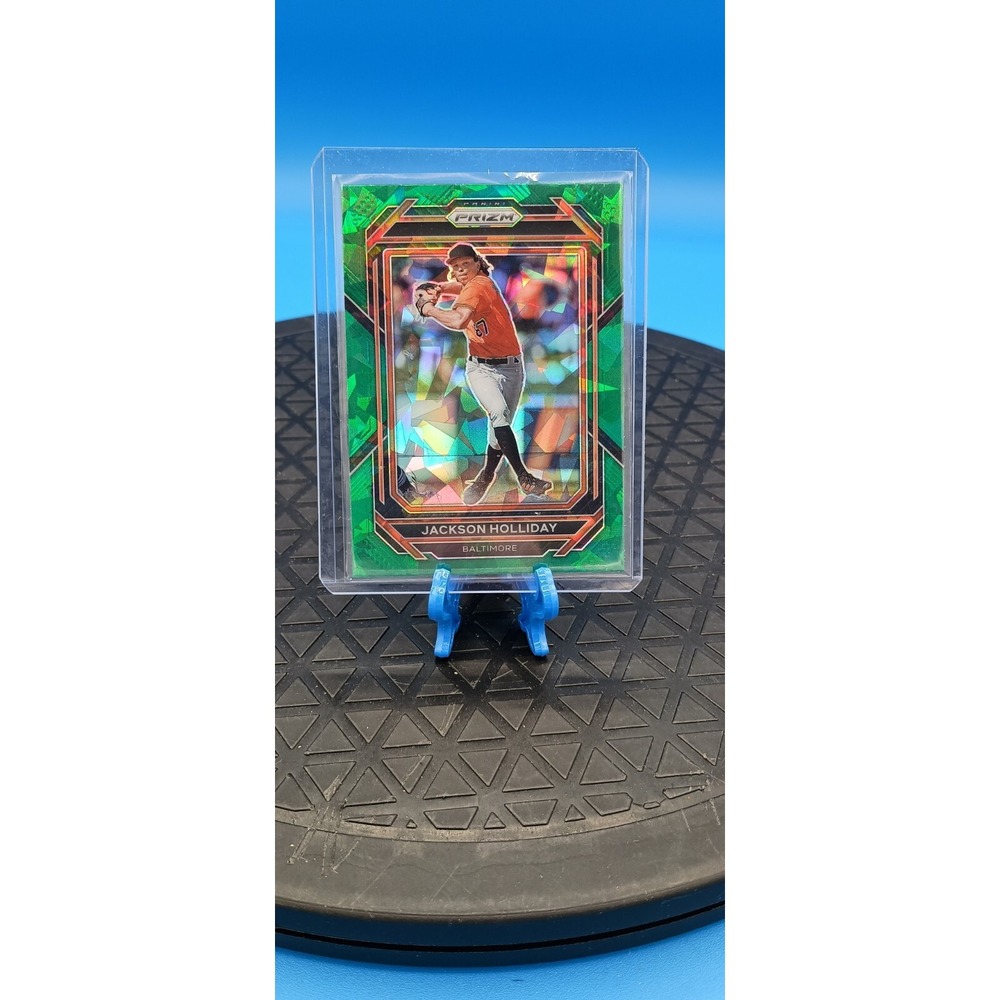 JACKSON HOLLIDAY 2023 Panini Prizm #160  GREEN ICE PARALLEL Rookie Card